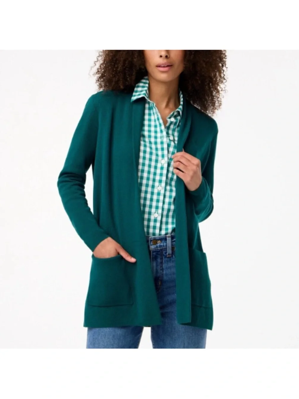 J. Crew Chelsea Open-Front Cardigan Sweater